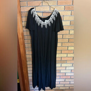 Vintage Jeffery and Dara by Linda Hutley Black Jumpsuit Women’s